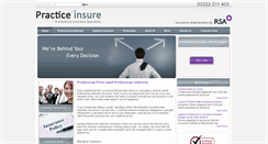 Desktop Screenshot of practiceinsure.co.uk